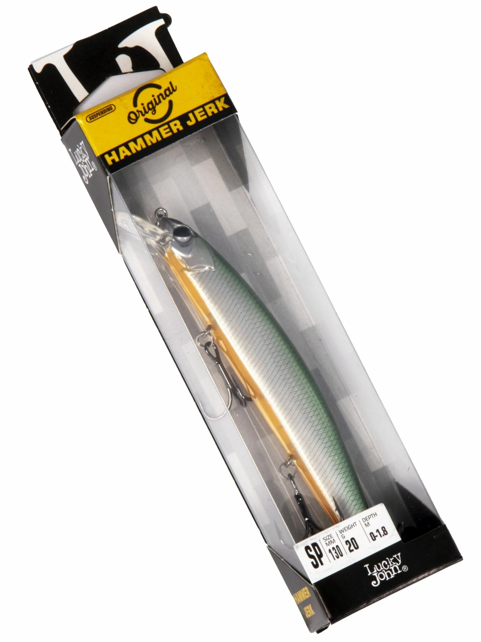 Воблер Lucky John Hammer Jerk 130SP 301 20 гр Original  LJO1813SP-301 — крупный план
	                                    3