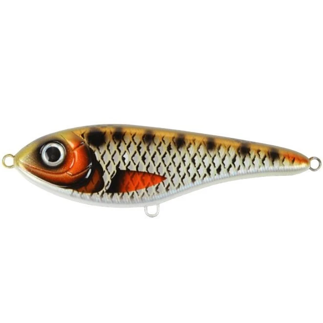 Воблер Strike Pro Buster Jerk II Shallow Runner CWC007 Golden Ridgeback 37 гр   EG-049#CWC007 — характеристики,  особенности конструкции