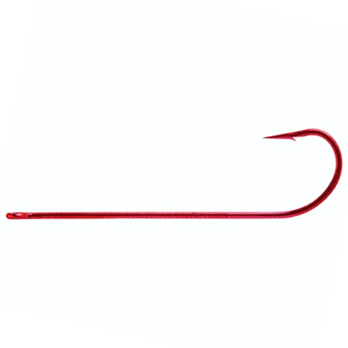 Крючок Одинарный BKK Red Carlisle Bloodworm-R №2/0 8 шт    A-BE-0118 — характеристики,  особенности конструкции