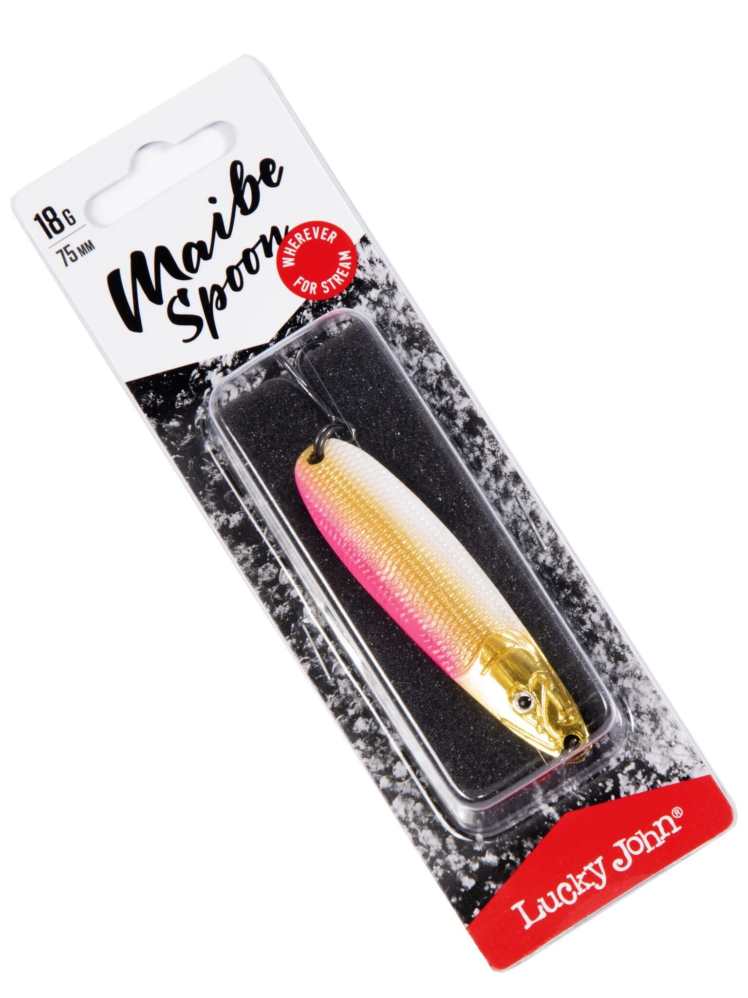 Колеблющаяся Блесна Lucky John Maibe Spoon 18 гр 75 мм 008   LJMAI18-008 — крупный план
	                                    2