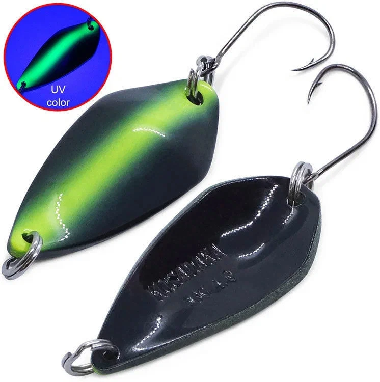 Колеблющаяся Блесна Kosadaka Trout Police Wag 4 гр 33 мм C19UV   TL-WG-C19UV — характеристики,
	                                    особенности конструкции