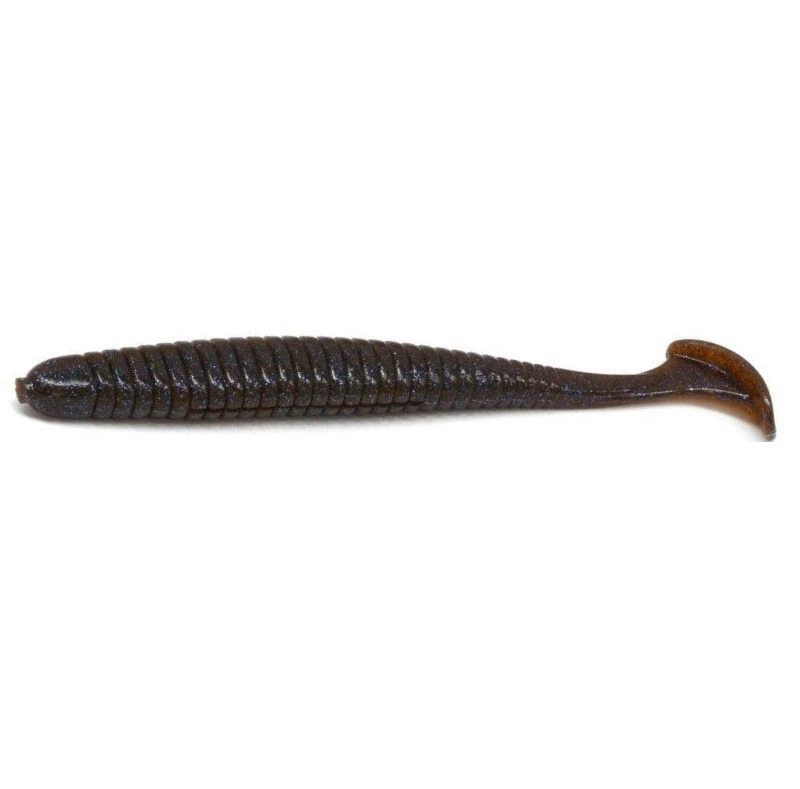 Силиконовая приманка Noike Smokin Swimmer 3 76 мм 9 шт 034-Cinnamon Blue   NKSS3034 — характеристики,  особенности конструкции