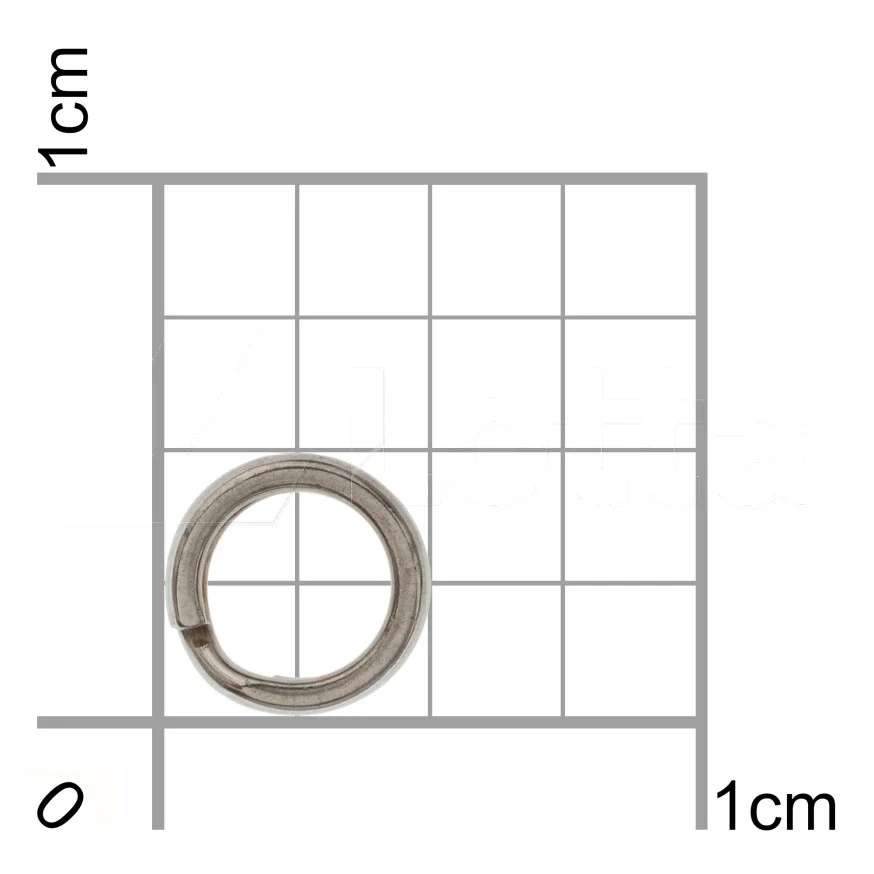 Кольцо Заводное BKK Split Ring-51  №1 14 кг 20 шт    D-SP-1010 — крупный план
	                                    2