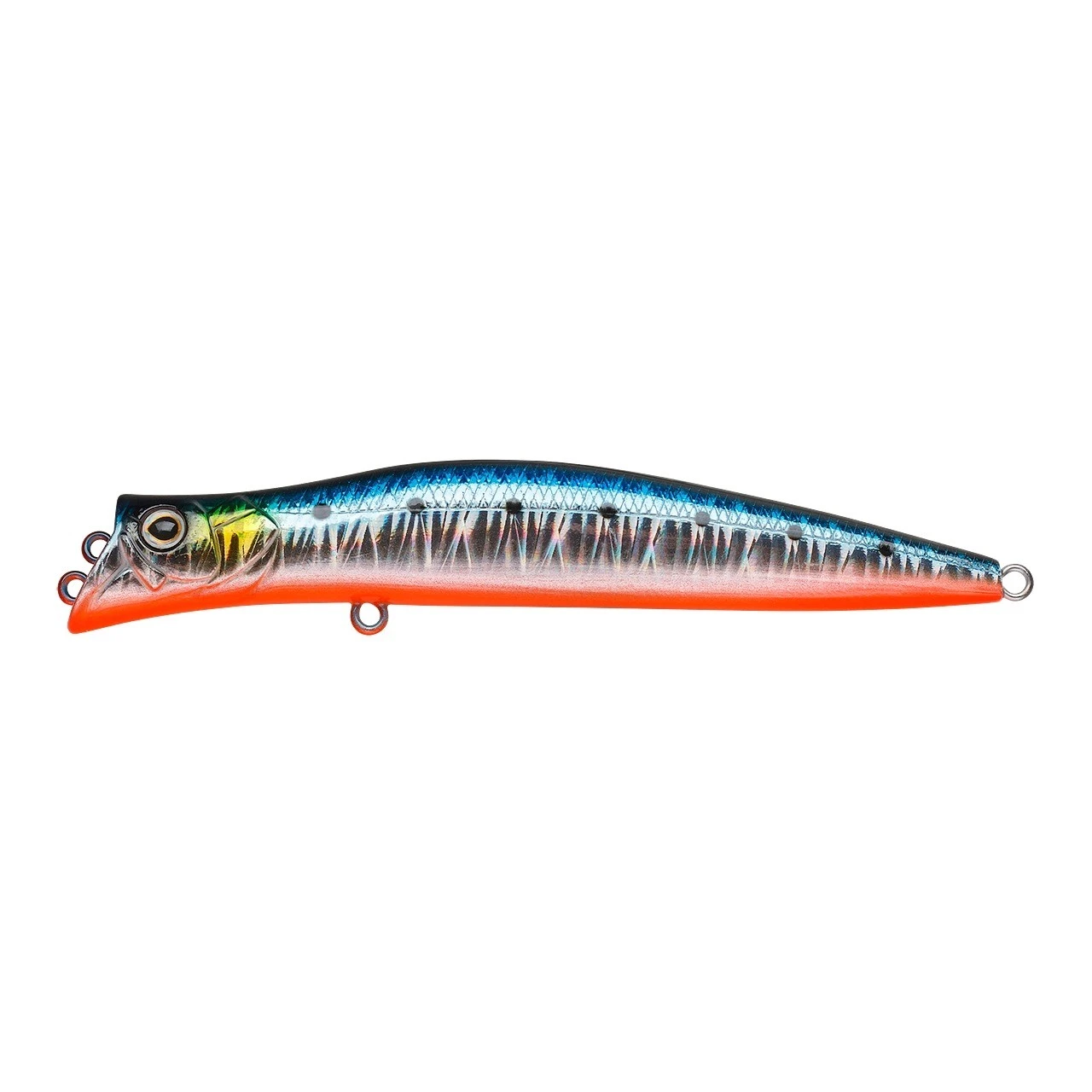 Воблер Strike Pro Darter-R Queen 80 A234-SBO-LU Blue Back Silver OB Fluo 6,7 гр   JL-253F#A234-SBO-LU — характеристики,  особенности конструкции