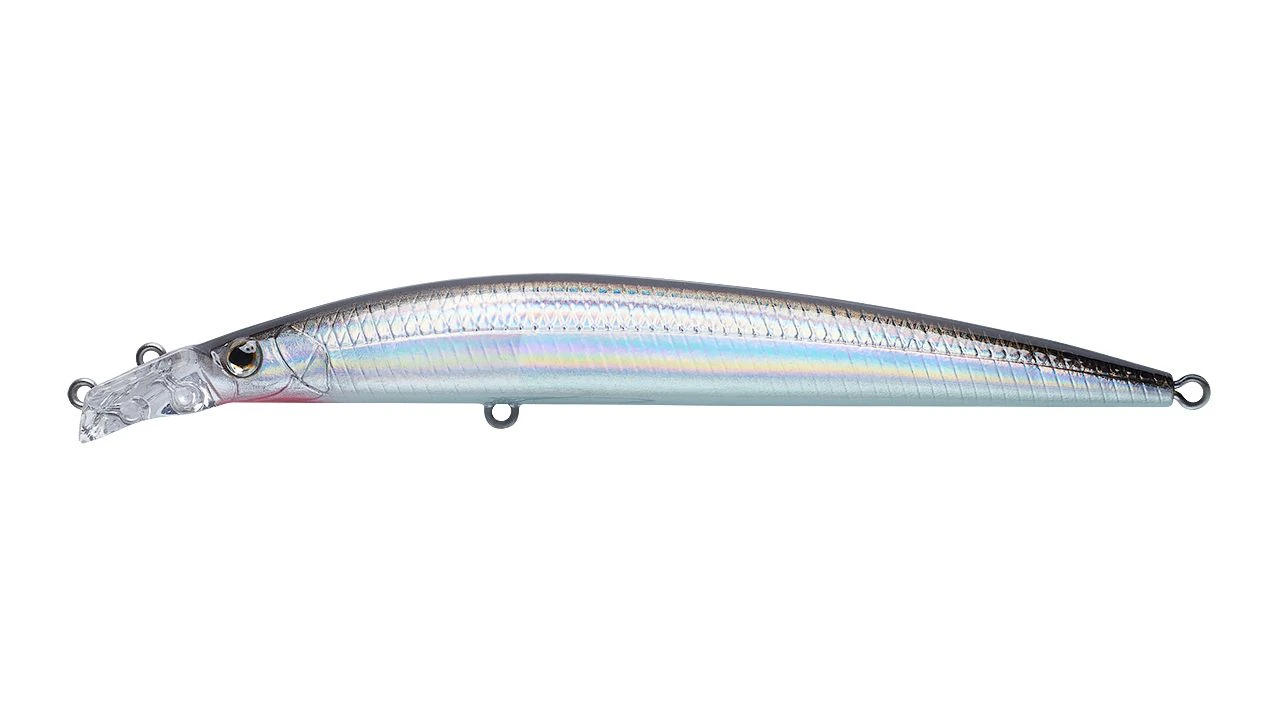 Воблер Strike Pro Top Water Minnow 110 A010-EP Black Back Silver 10,5 гр   JL-166F#A010-EP — характеристики,  особенности конструкции
