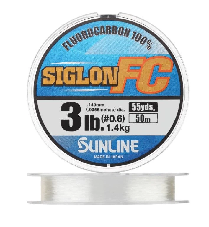 Флюорокарбон Sunline Siglon FC 50 м 0,14 мм Clear PE #0.6 — характеристики,  особенности конструкции