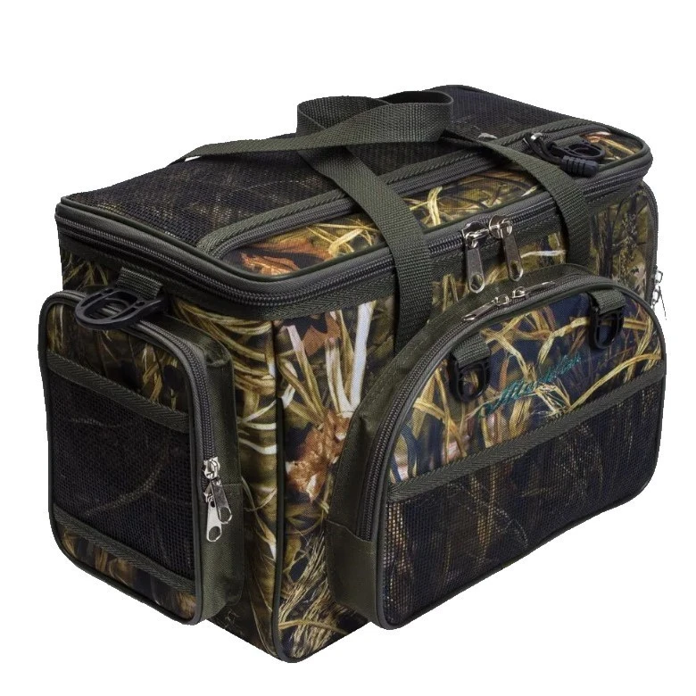 Сумка Fisherbox C112  44х22х36 см Камуфляж в комплекте 9 коробок Fisherbox 250 — крупный план
	                                    1