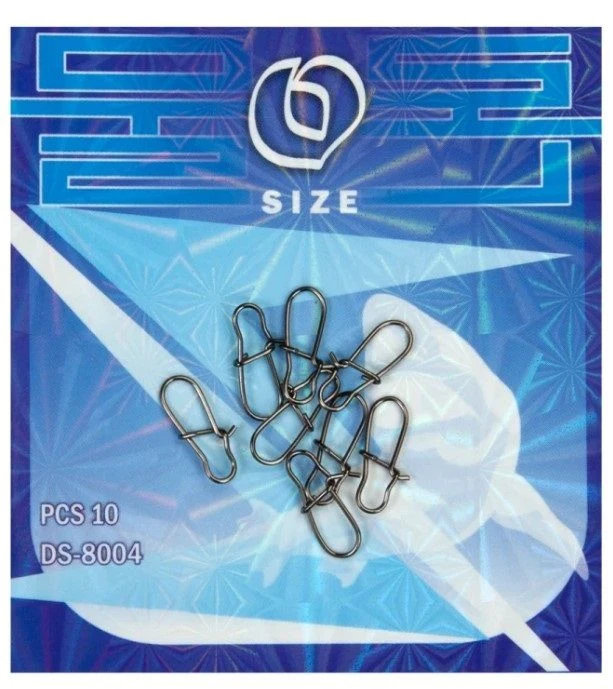 Застежка Hanzo DS 8004 №3 10 шт    DS 8004-3 — крупный план
	                                    1