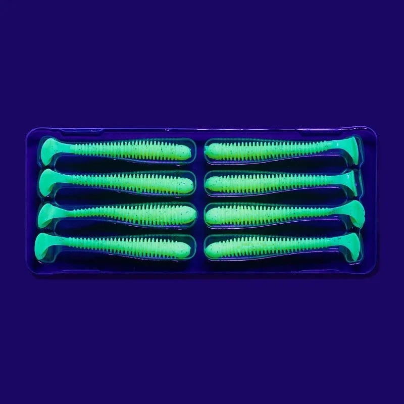 Силиконовая приманка CF Company Vibro Worm 2 50 мм 8 шт 6   3-50-6-6 — крупный план
	                                    2