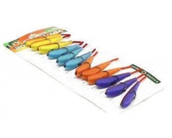 Поролоновая рыбка Lex Porolonium Set Zander №2 ZF7 CD 70 мм 12 шт BLPB/ORB/LRB/YRB   SETZANDER#2 — крупный план
	                                    1