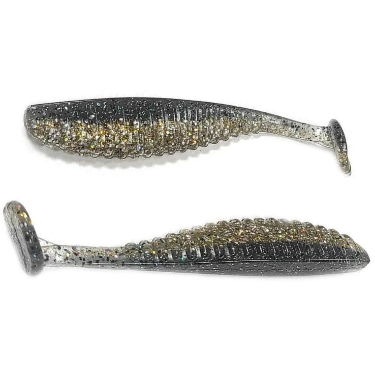 Силиконовая приманка Reins S Cape Shad 3.5 89 мм 6 шт 071-East Coast Phase 1   SCS3.5-071 — характеристики,  особенности конструкции