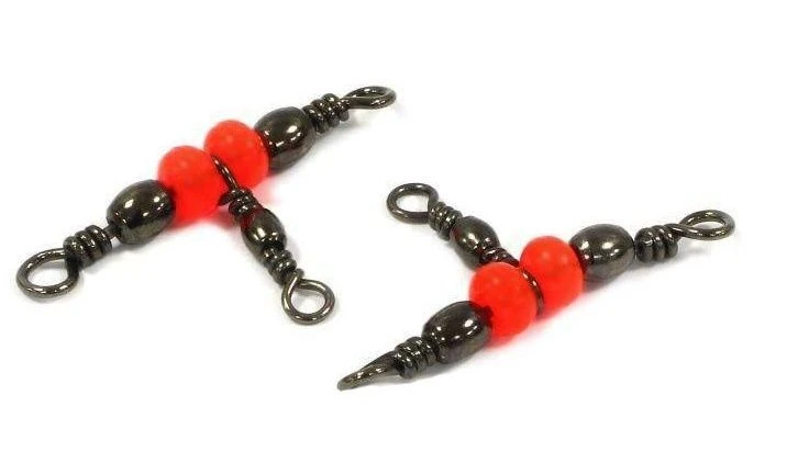 Вертлюг Kosadaka Трехсторонний T-образный №14x16 5 шт  Тройной  2120BN-14x16 — крупный план
	                                    1