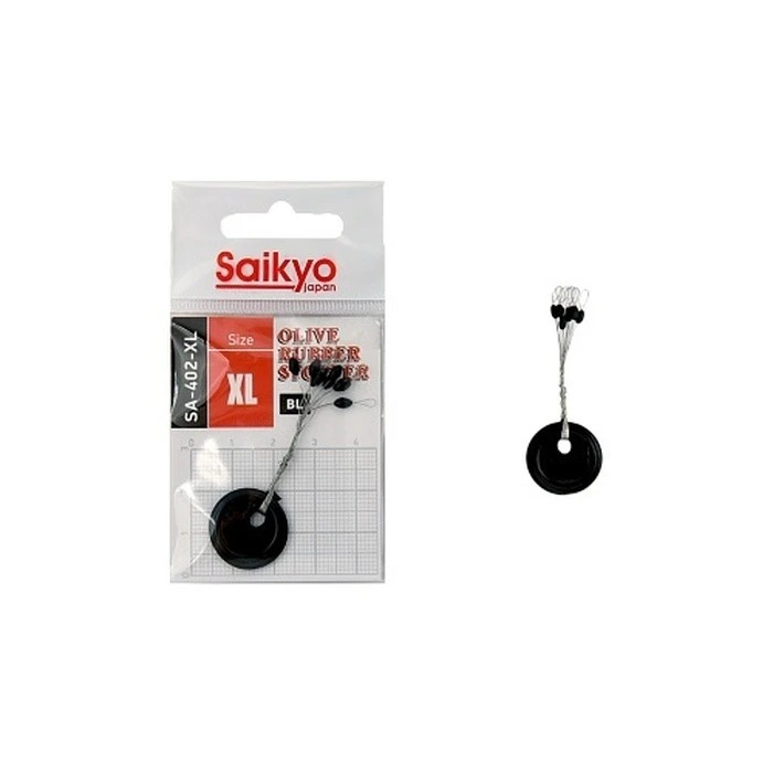 Стопор Saikyo Olive Rubber Stopper №XL 7 шт    SA-402-XL — характеристики,  особенности конструкции