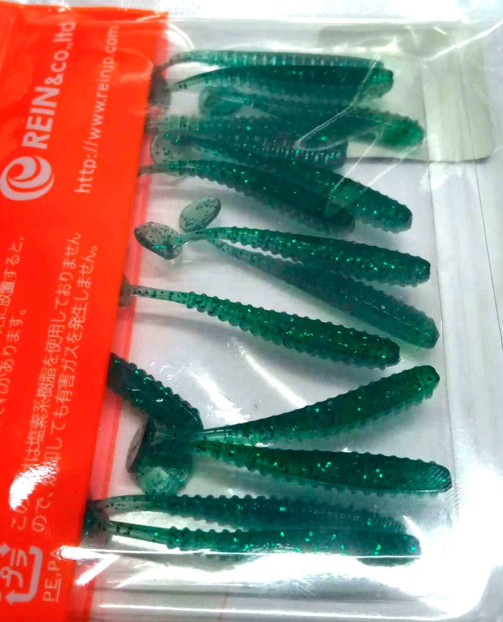 Силиконовая приманка Reins Aji Ringer Shad  1.5 40 мм 15 шт 003-Moebi   ARS-003 — характеристики,  особенности конструкции