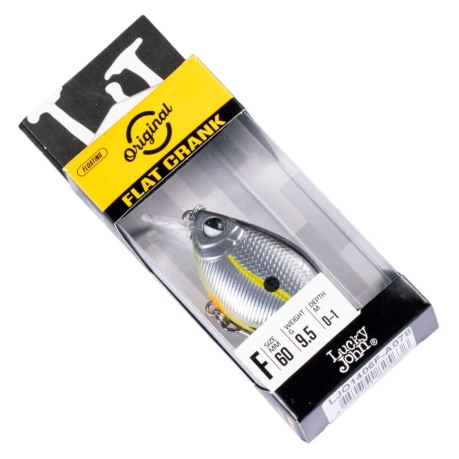Воблер Lucky John Flat Crank 60F A078 9,5 гр Original  LJO1406F-A078 — крупный план
	                                    2