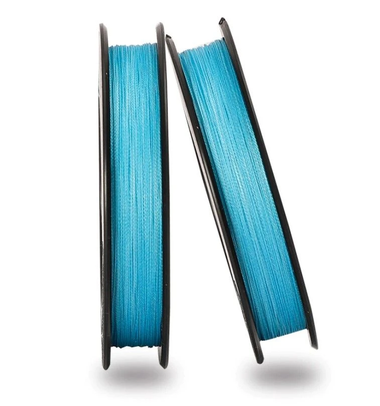 Плетеный шнур Shimano Pitbull 4 150 м  PE # 1 Super Blue 0,165 мм — крупный план
	                                    1