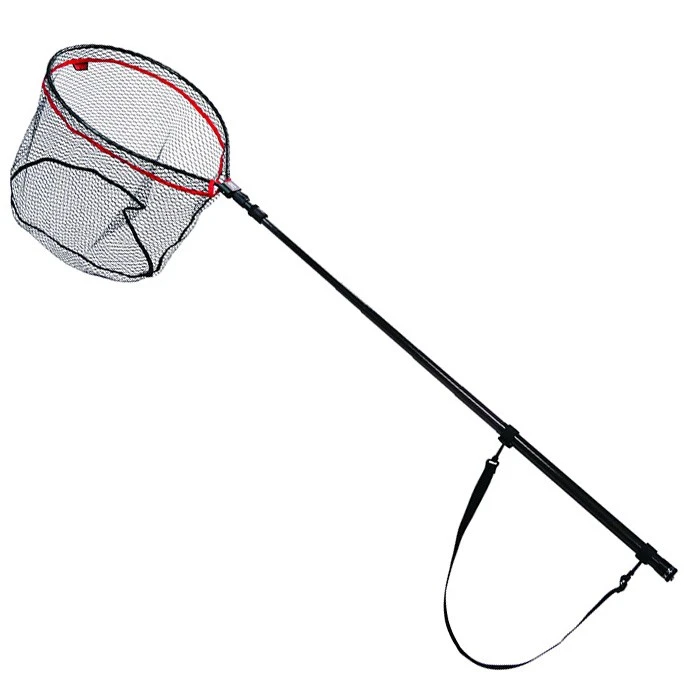 Подсачек Rapala Karbon Jetty Net  313x50х40см  Прорезиненная сетка Телескопический  RA1800005 — характеристики,
	                                    особенности конструкции