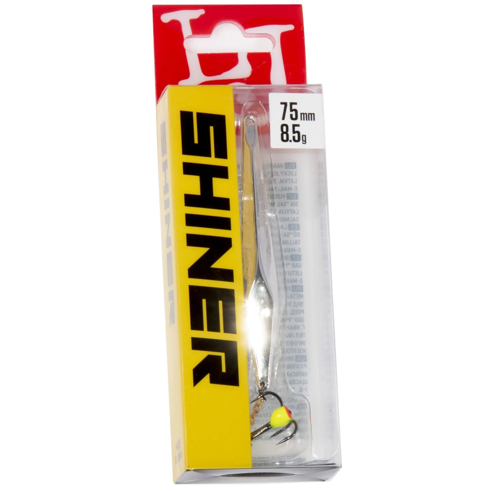 Зимняя Блесна Lucky John Shiner 11 гр 75 мм S   LJS75-S — крупный план
	                                    1