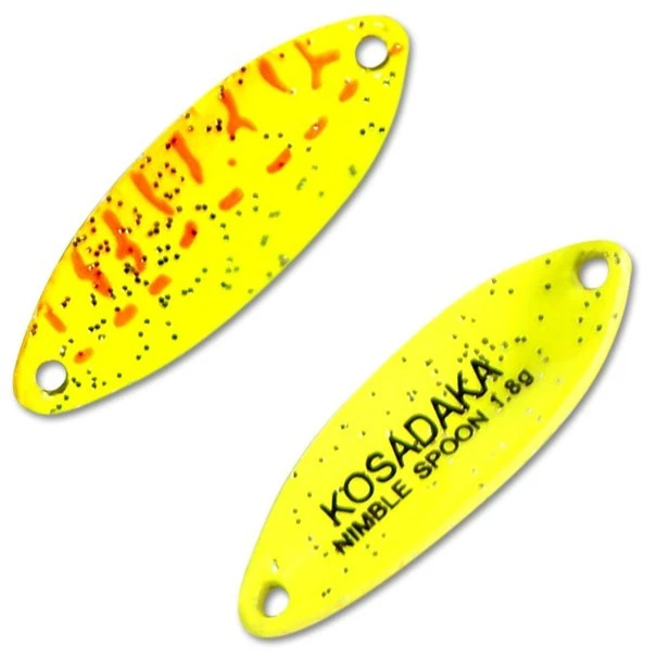 Колеблющаяся Блесна Kosadaka Trout Police Nimble Spoon 1,8 гр 27 мм B50   TL-NS-B50 — характеристики,
	                                    особенности конструкции