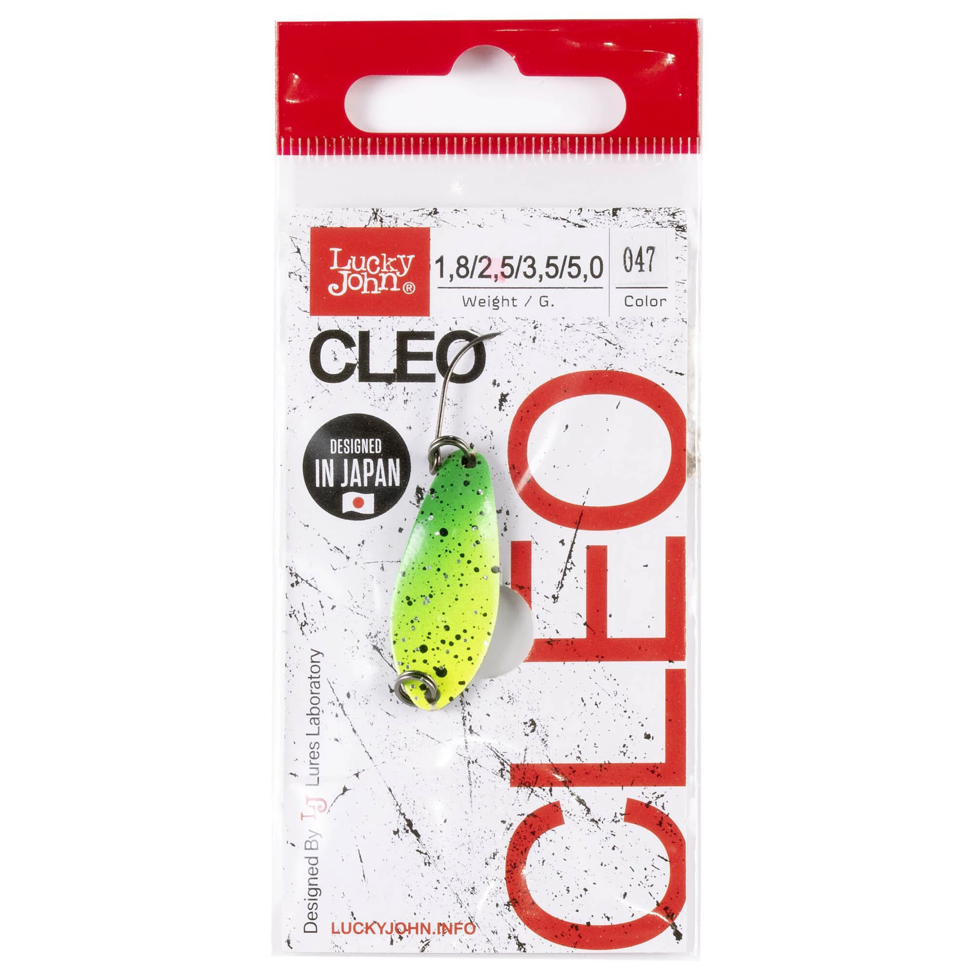 Колеблющаяся Блесна Lucky John Cleo 2,5 гр 31 мм 047   LJCL25-047 — крупный план
	                                    2