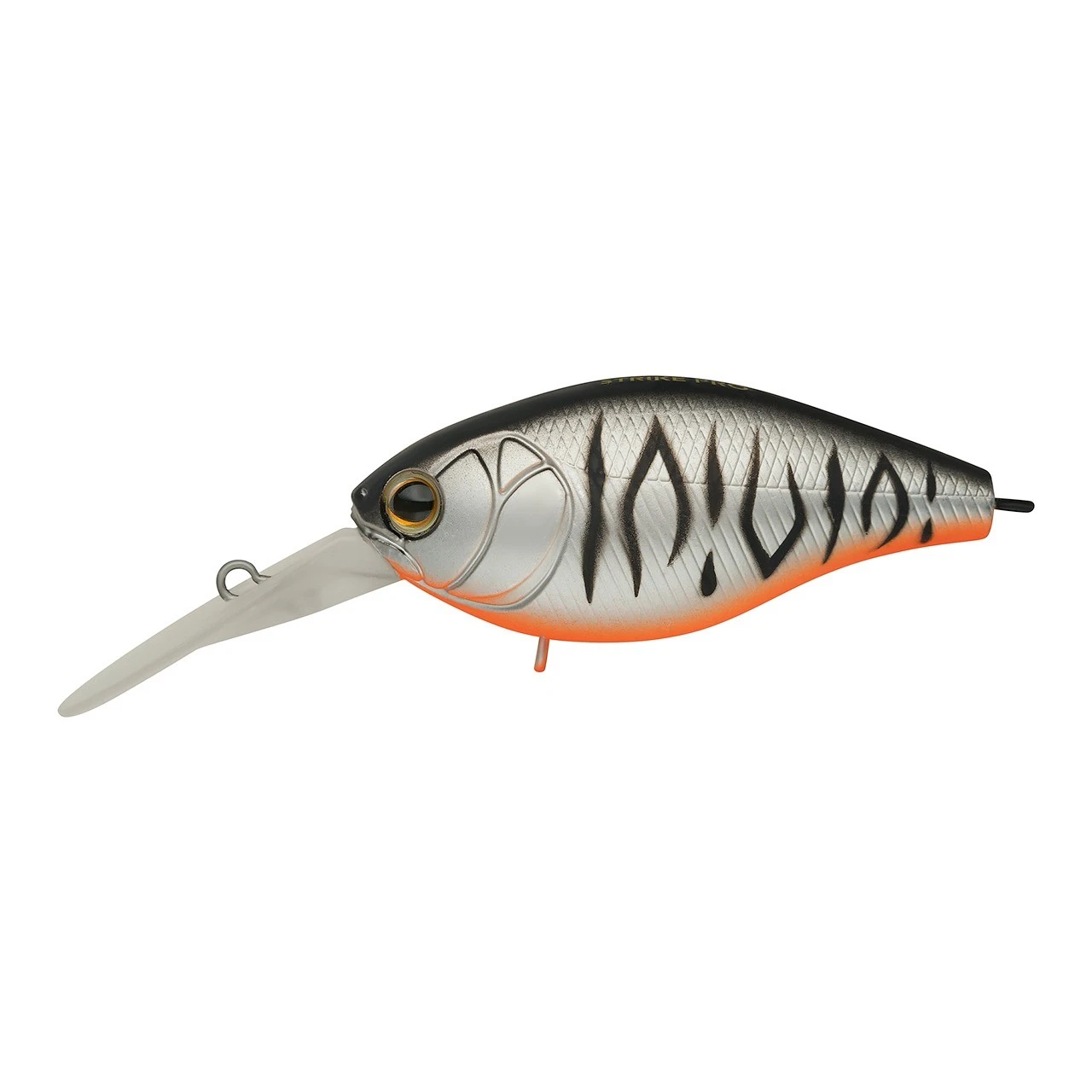 Воблер Strike Pro Cranky-X Deep 60 A243ES Grey Shadow Mat Tiger 17,2 гр   EG-168XL#A243ES — характеристики,  особенности конструкции