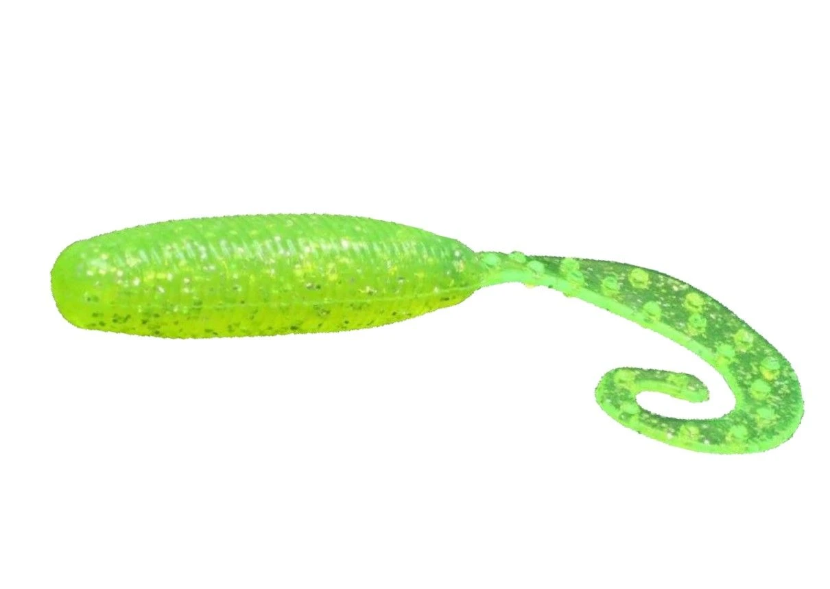 Силиконовая приманка Reins Fat G-Tail Grub 3 76 мм 12 шт 431-Chart Silver Glitter   FGTG3-431 — характеристики,  особенности конструкции