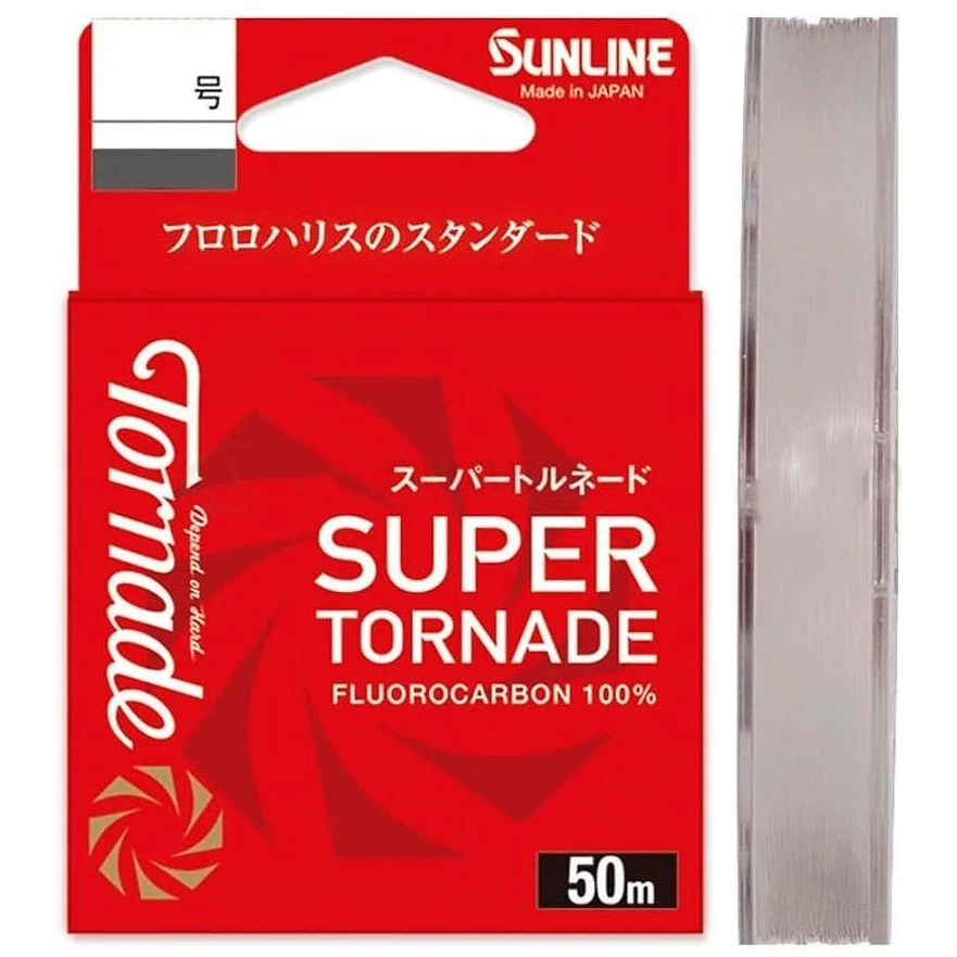 Флюорокарбон Sunline Super Tornade '24 50 м 0,19 мм  PE #1.25 — характеристики,  особенности конструкции