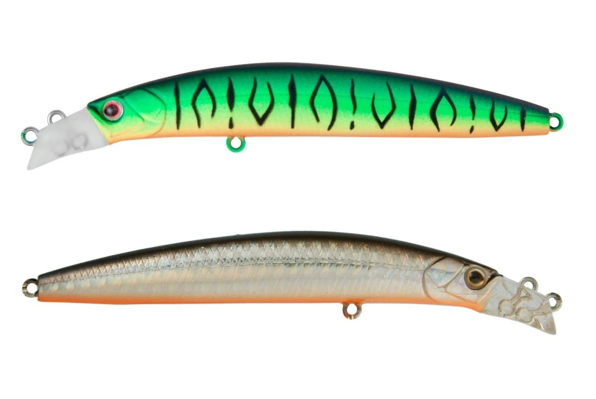 Воблер Strike Pro Top Water Minnow 90 GC01S/A70-713 Double Black Silver OB/Mat Tiger 10,2 гр   JL-179F#GC01S/A70-713S — характеристики,
	                                    особенности конструкции
