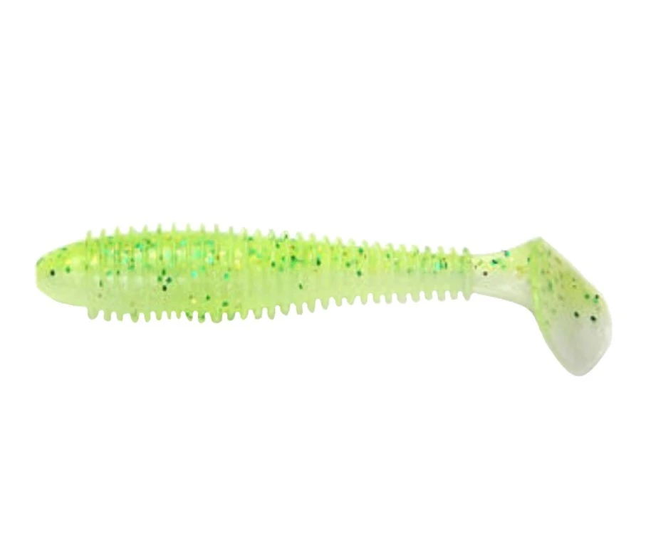 Силиконовая приманка Keitech Swing Impact Fat 5.8 147 мм 4 шт PAL #02 Lime Chart Shad — характеристики,  особенности конструкции