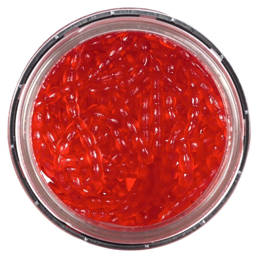 Силиконовая приманка ZUB Bloodworm 46 мм 1 шт Красный мотыль искусственный  LRS010 — крупный план
	                                    1