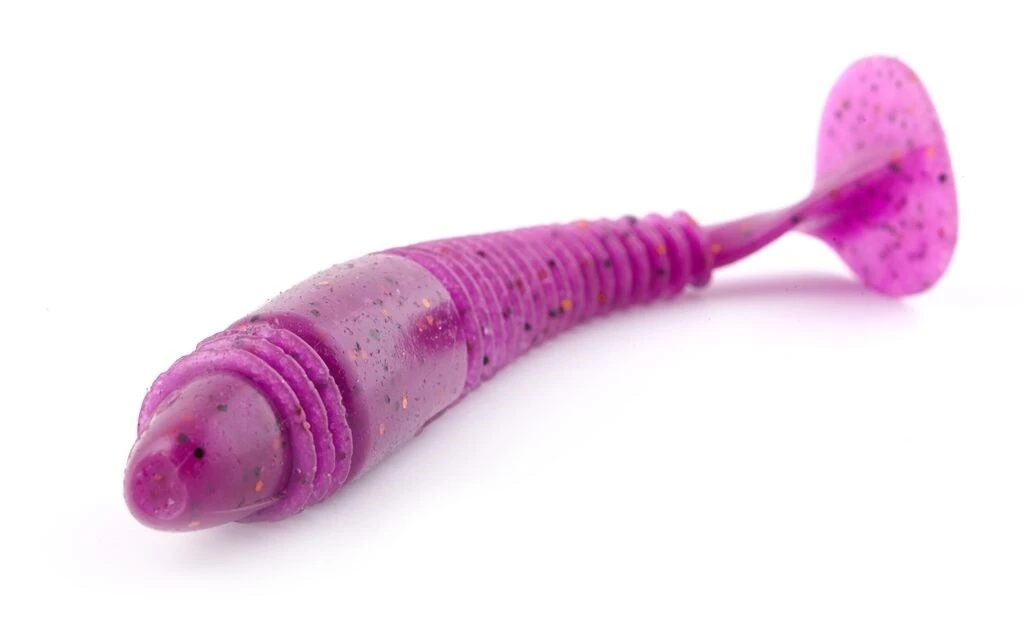 Силиконовая приманка Lucky John Tioga Fat 4.5in 115 мм 4 шт S26 Pro Series  140147-S26 — крупный план
	                                    1