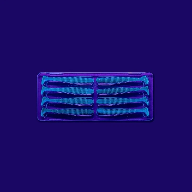 Силиконовая приманка CF Company Vibro Worm 2 50 мм 8 шт 3d   3-50-3d-6 — крупный план
	                                    2
