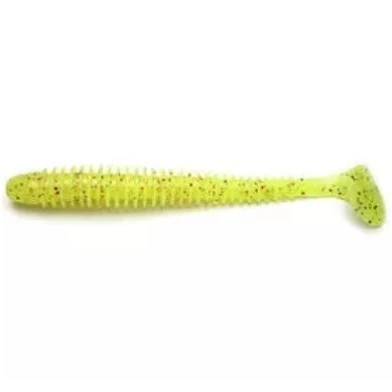 Силиконовая приманка Keitech Swing Impact 4.5 114 мм 6 шт PAL #01 Chartreuse Red Flake — характеристики,
	                                    особенности конструкции