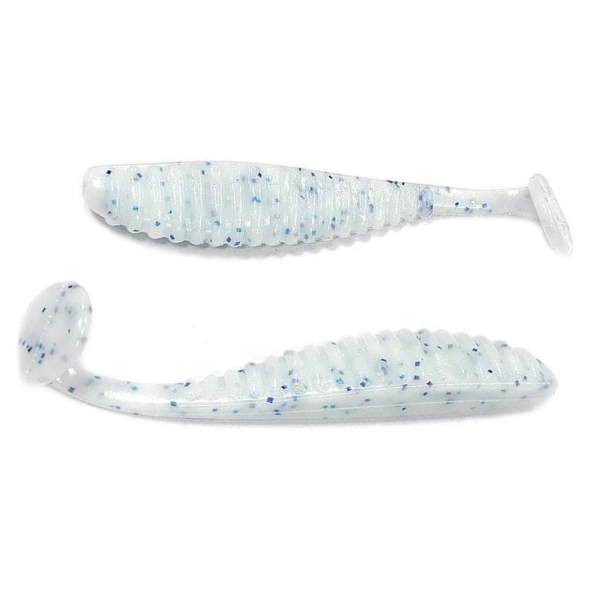 Силиконовая приманка Reins S Cape Shad 4.8 129 мм 4 шт L09-Snow Mint   SCS4.8-L09 — характеристики,  особенности конструкции