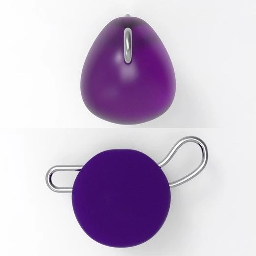 Груз UF Studio Капля-эксцентрик 1 гр 10 шт Фиолетовый   1Ev — крупный план
	                                    1