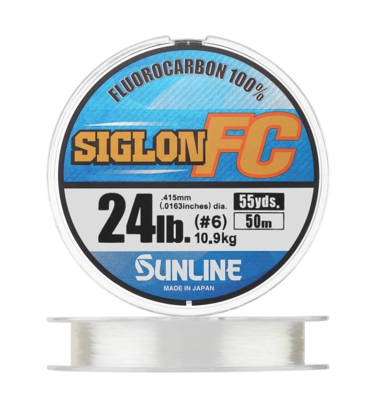 Флюорокарбон Sunline Siglon FC 2020 50 м 0,415 мм Clear PE #6.0 — характеристики,
	                                    особенности конструкции