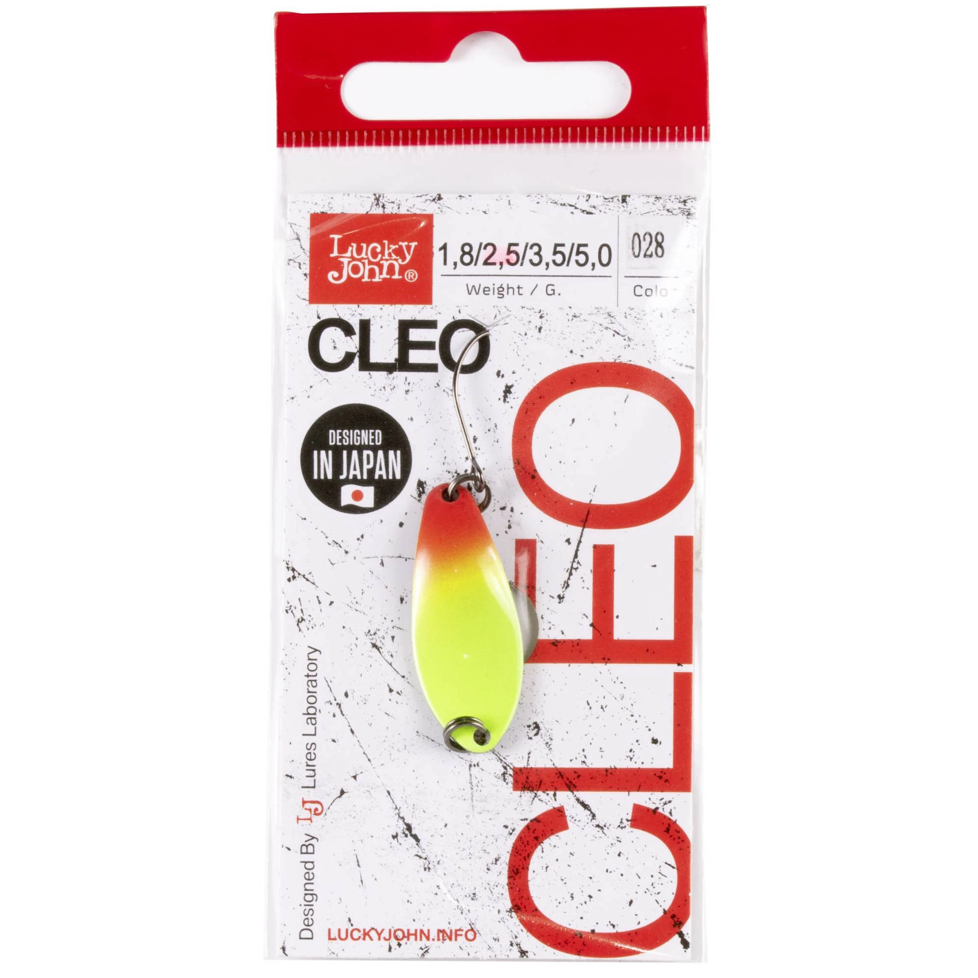 Колеблющаяся Блесна Lucky John Cleo 2,5 гр 31 мм 028   LJCL25-028 — крупный план
	                                    2