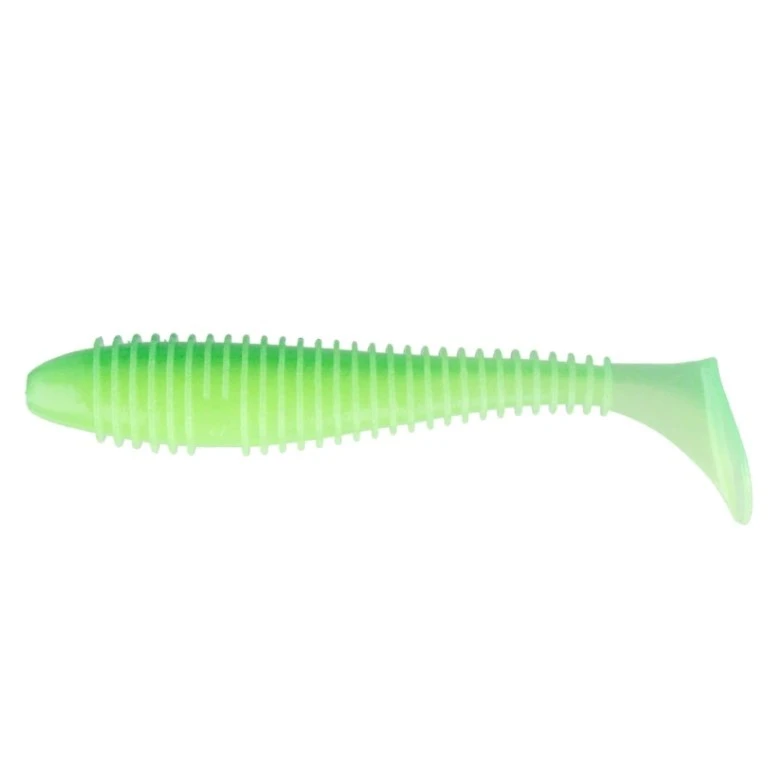Силиконовая приманка Keitech Swing Impact Fat 4.8 122 мм 5 шт EA#11 Lime Chartreuse Glow — характеристики,
	                                    особенности конструкции
