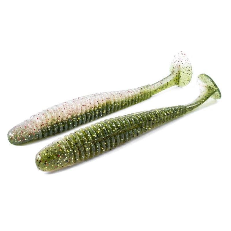 Силиконовая приманка Noike Wobble Shad 4 101 мм 6 шт 137-Young Perch   NKNJ4137 — крупный план
	                                    1