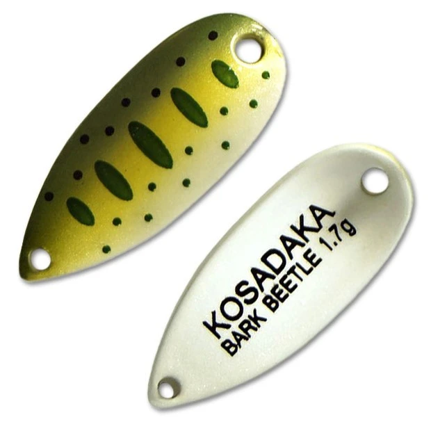 Колеблющаяся Блесна Kosadaka Trout Police Bark Beetle 1,7 гр 23 мм 400   TL-BBT-400 — характеристики,  особенности конструкции
