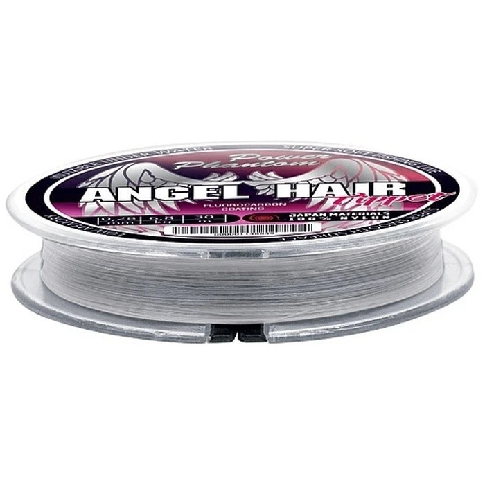 Леска монофильная Power Phantom Angel Hair  Tippet 30 м 0,18 мм Clear fluorocarbon coating  PPAHTC30018 — крупный план
	                                    1
