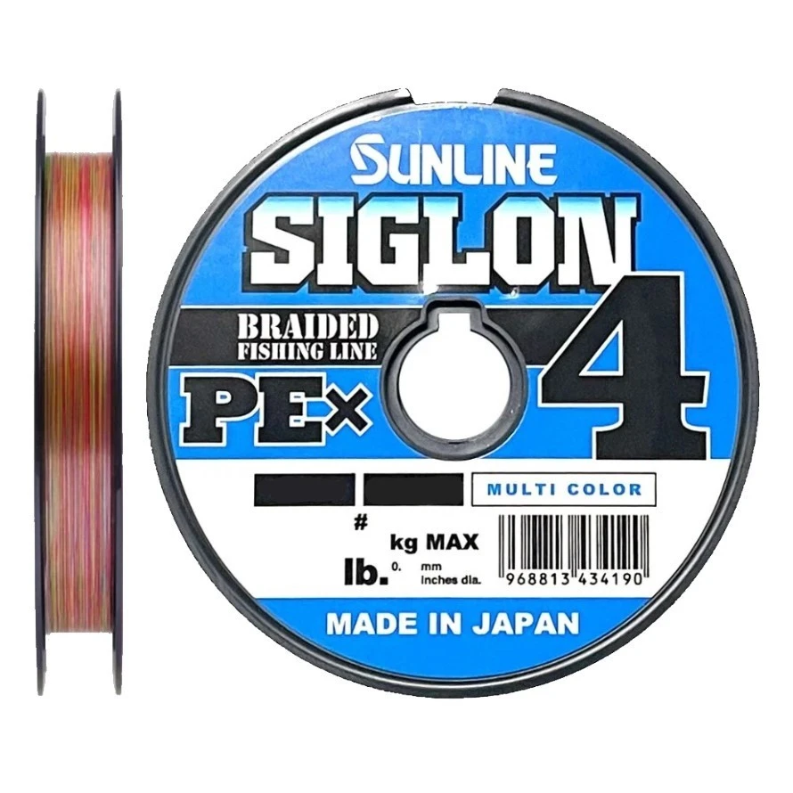 Плетеный шнур Sunline Siglon PE X4 100 м  PE # 1  0,171 мм Connected 5C — характеристики,  особенности конструкции