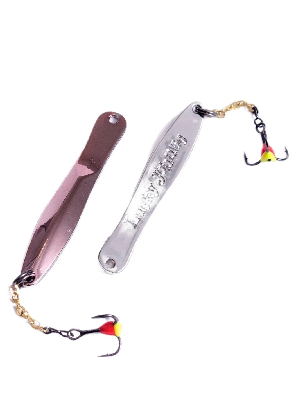 Зимняя Блесна Lucky John Walle 5 гр 50 мм CS С цепочкой и тройником  LJW50-CS — крупный план
	                                    1