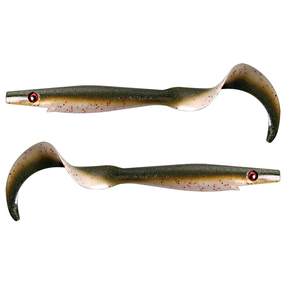 Силиконовая приманка Strike Pro Pig Tail Junior 230 мм 2 шт Arkansas Shiner   SP-172R#104 — характеристики,  особенности конструкции