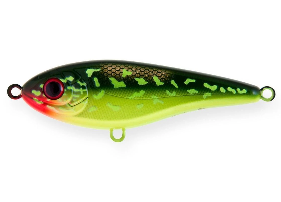 Воблер Strike Pro Buster Jerk II Shallow Runner AC202F Hot Pike 37 гр   EG-049#AC202F — характеристики,  особенности конструкции