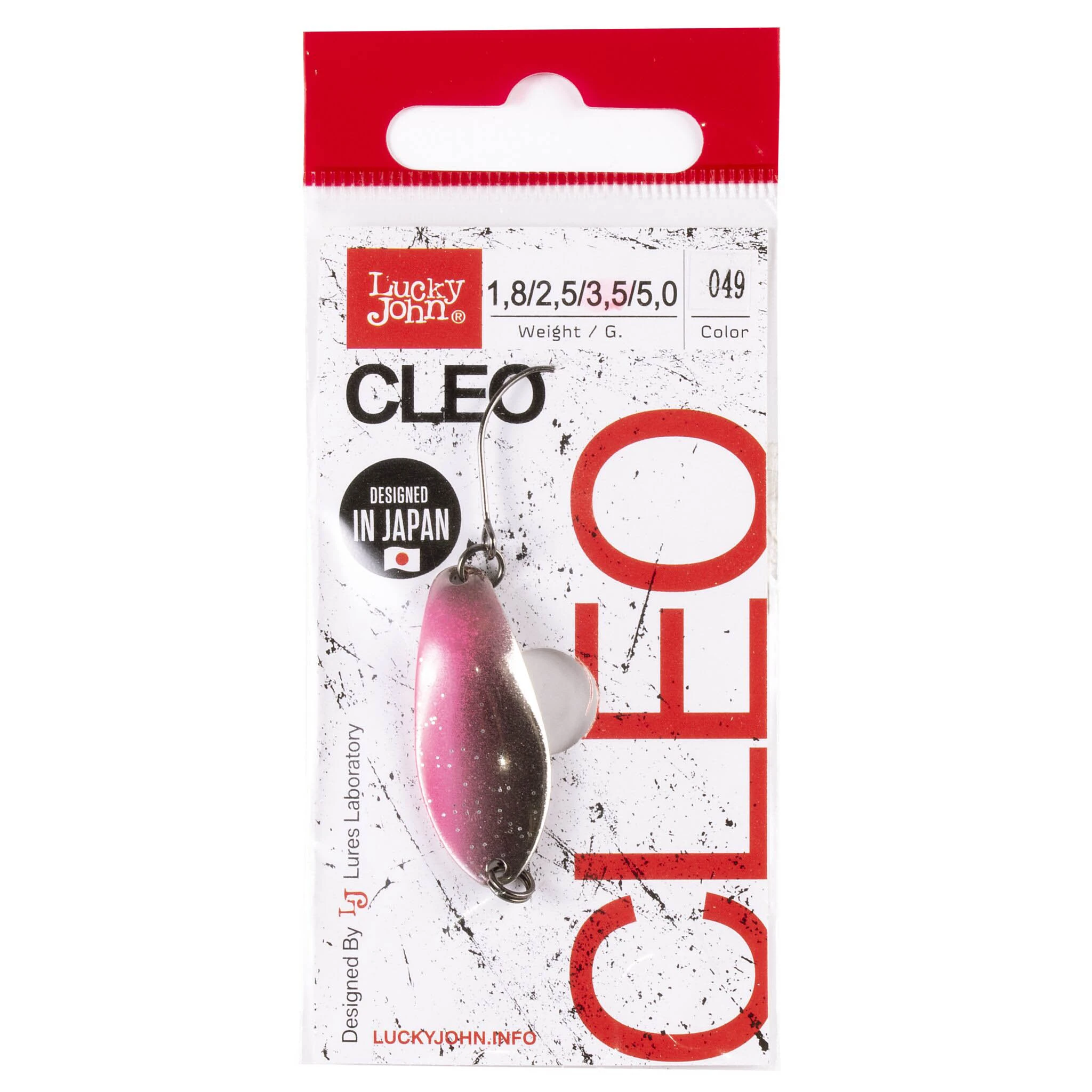 Колеблющаяся Блесна Lucky John Cleo 3,5 гр 34 мм 049   LJCL35-049 — крупный план
	                                    2
