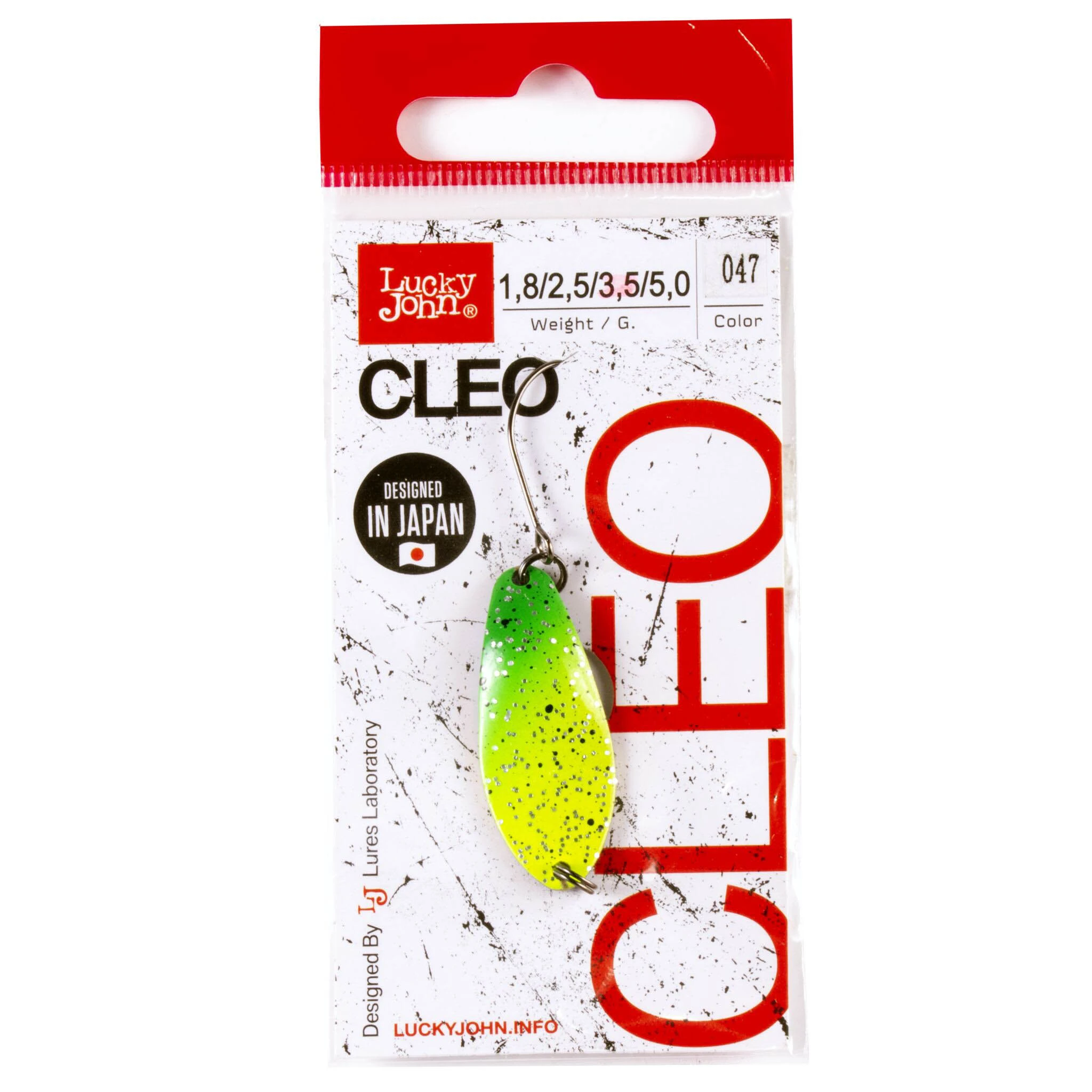 Колеблющаяся Блесна Lucky John Cleo 3,5 гр 34 мм 047   LJCL35-047 — крупный план
	                                    2