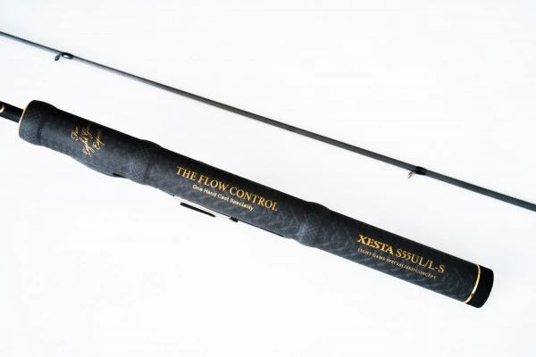 Спиннинг Xesta Black Star Extra Tuned S55UL/L-S 165 см 0,2 - 3,5 гр  The Flow Control  XBSET-S55UL/L-S — крупный план
	                                    3