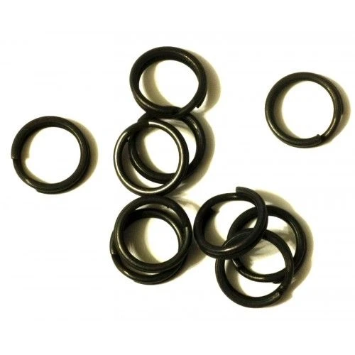Кольцо Заводное Kosadaka 1207B  №5 8 кг 5 мм 18 шт Black   1207B-05 — крупный план
	                                    1