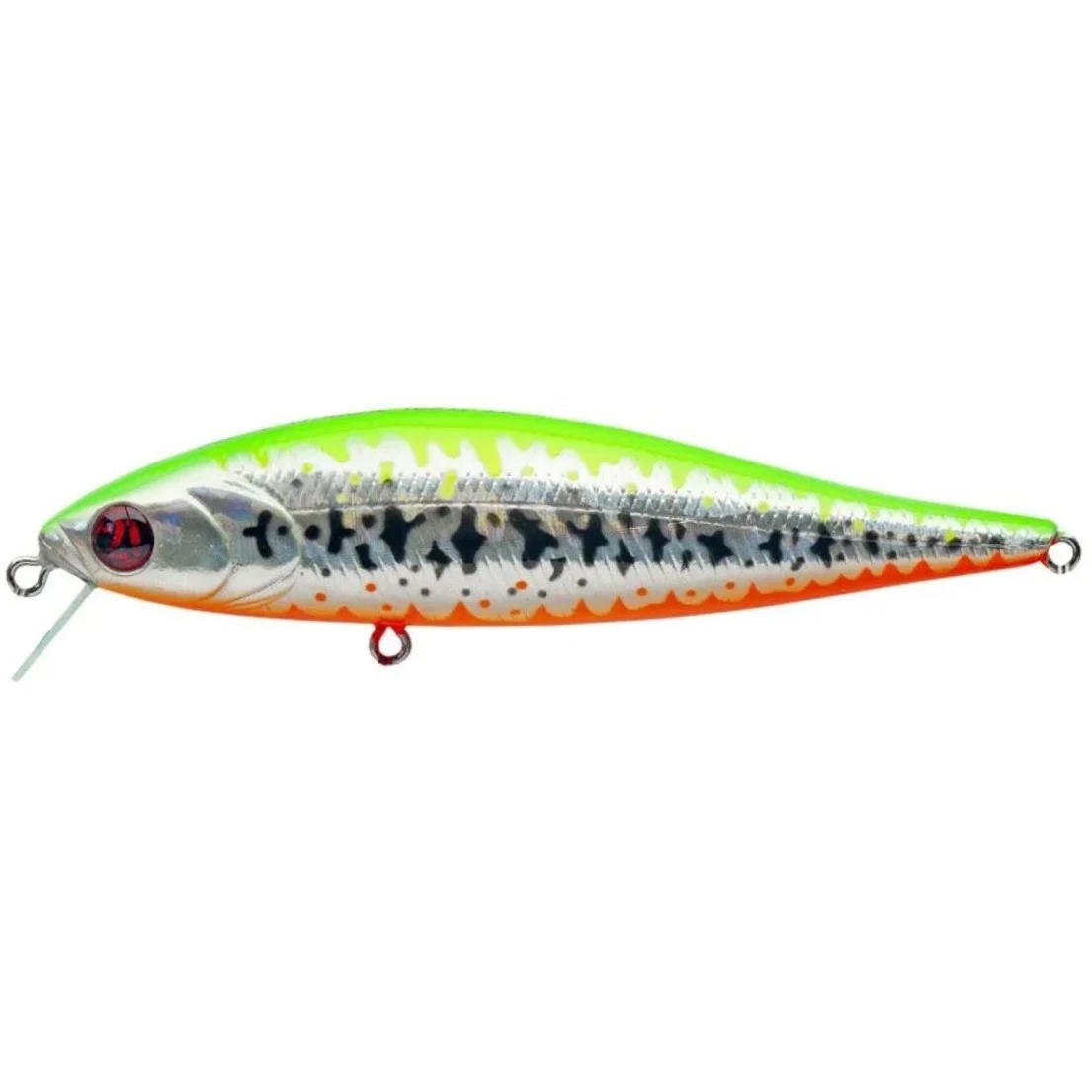Воблер Pontoon 21 Bet-A-Minnow 102SP-SR R33 Acid CHG Silver Bass 16,4 гр   P21-BAM-102SP-SR-R33 — характеристики,  особенности конструкции